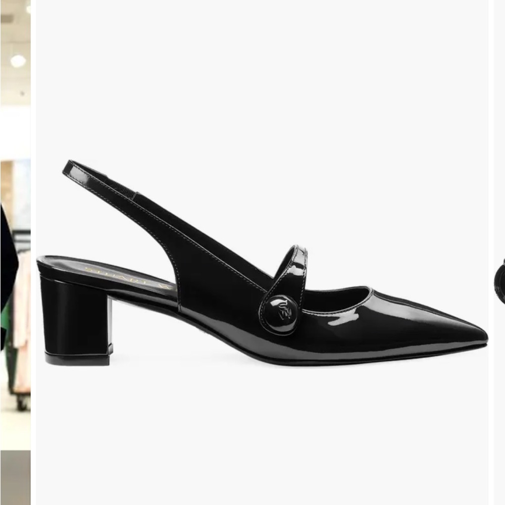 Stuart Weitzman Pointed Toe Slingback Pump - image 3